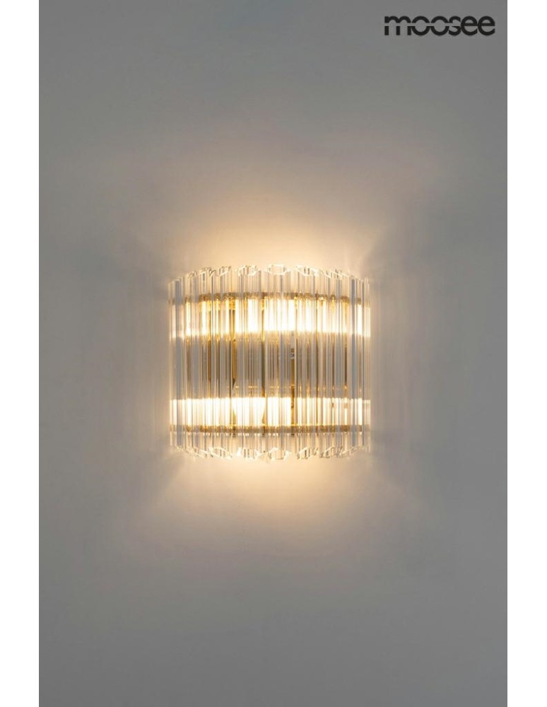 Glamour wall lamps - Moosee MOOSEE gold PALACE wall lamp (MSE010400195) - product kolory-swiatla.pl 5