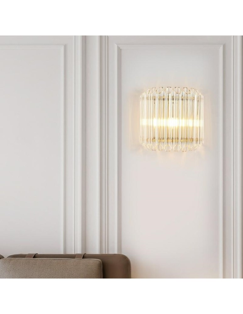 Glamour wall lamps - Moosee MOOSEE gold PALACE wall lamp (MSE010400195) - product kolory-swiatla.pl 7