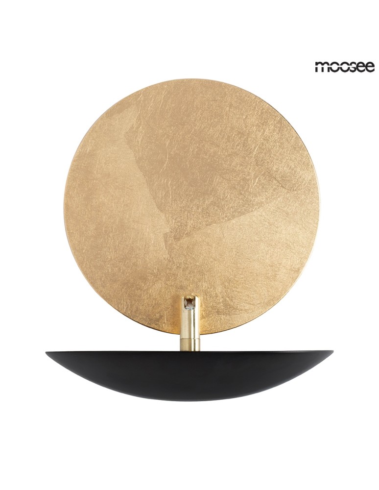 Designer wall lamps - Moosee MOOSEE ECLISE gold / black wall lamp (MSE010400202) - product kolory-swiatla.pl 4