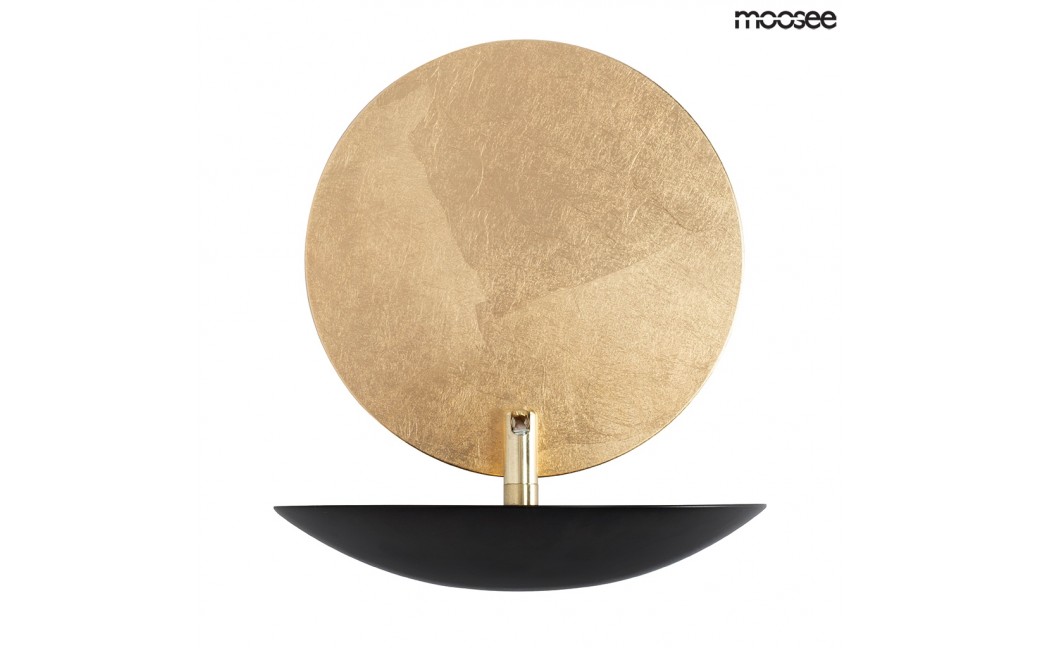 Moosee MOOSEE lampa ścienna ECLISE złota / czarna (MSE010400202)