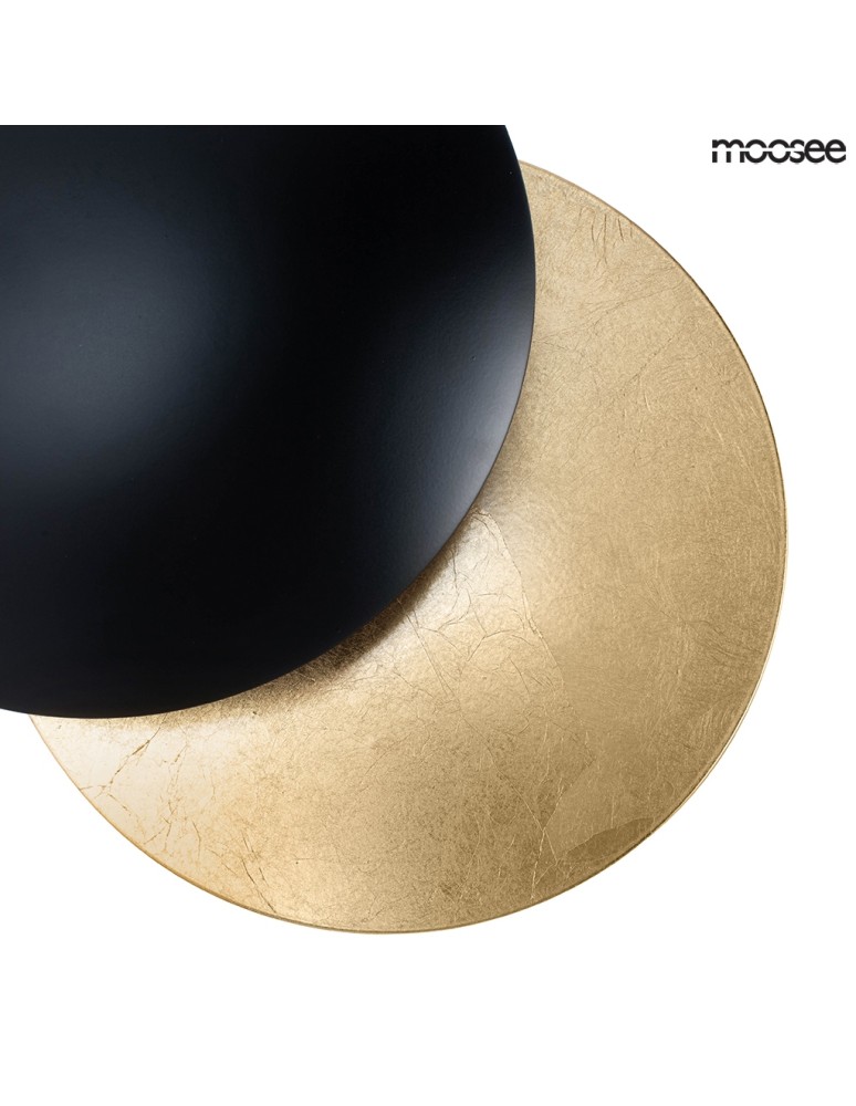 Designer wall lamps - Moosee MOOSEE ECLISE gold / black wall lamp (MSE010400202) - product kolory-swiatla.pl 5