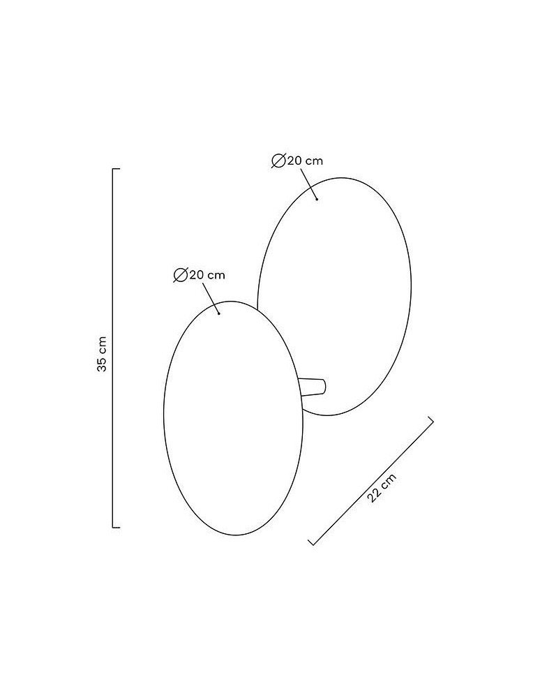 Designer wall lamps - Moosee MOOSEE ECLISE gold / black wall lamp (MSE010400202) - product kolory-swiatla.pl 14