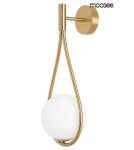 Designer wall lamps - Moosee MOOSEE gold ROMA wall lamp (MSE010400204) - product 2