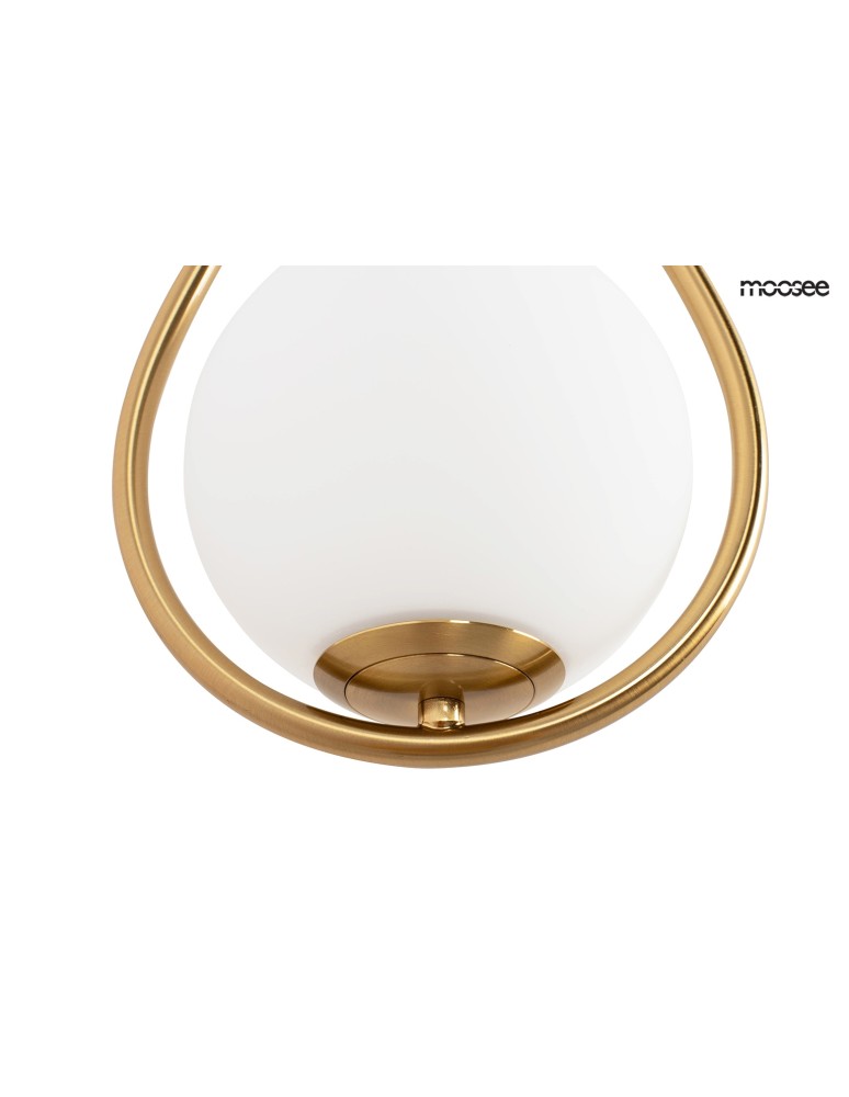 Designer wall lamps - Moosee MOOSEE gold ROMA wall lamp (MSE010400204) - product kolory-swiatla.pl 5