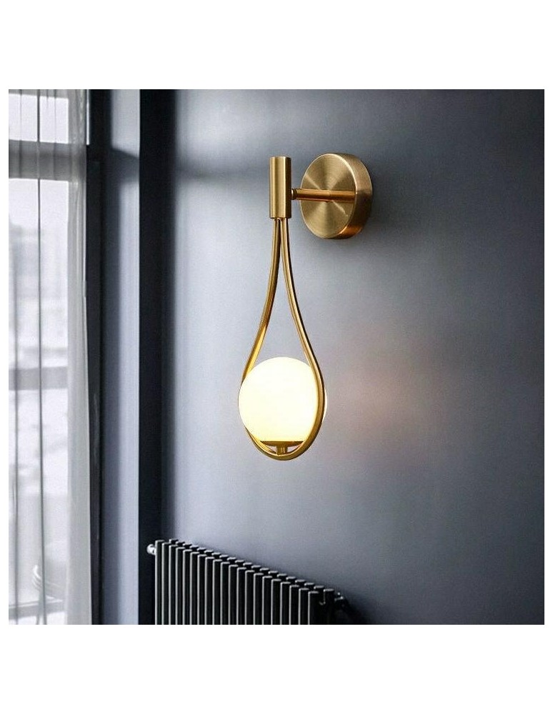 Designer wall lamps - Moosee MOOSEE gold ROMA wall lamp (MSE010400204) - product kolory-swiatla.pl 9