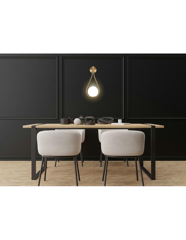 Designer wall lamps - Moosee MOOSEE gold ROMA wall lamp (MSE010400204) - product kolory-swiatla.pl 11