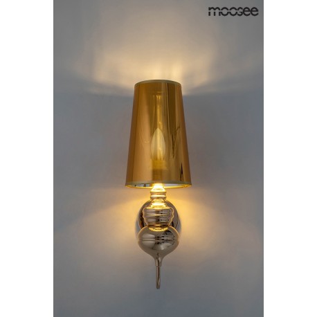 MOOSEE lampa ścienna QUEEN 15 złota (MSE010100224)