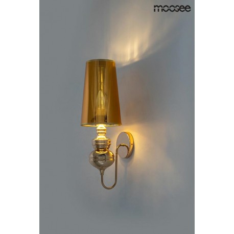 MOOSEE lampa ścienna QUEEN 15 złota (MSE010100224)