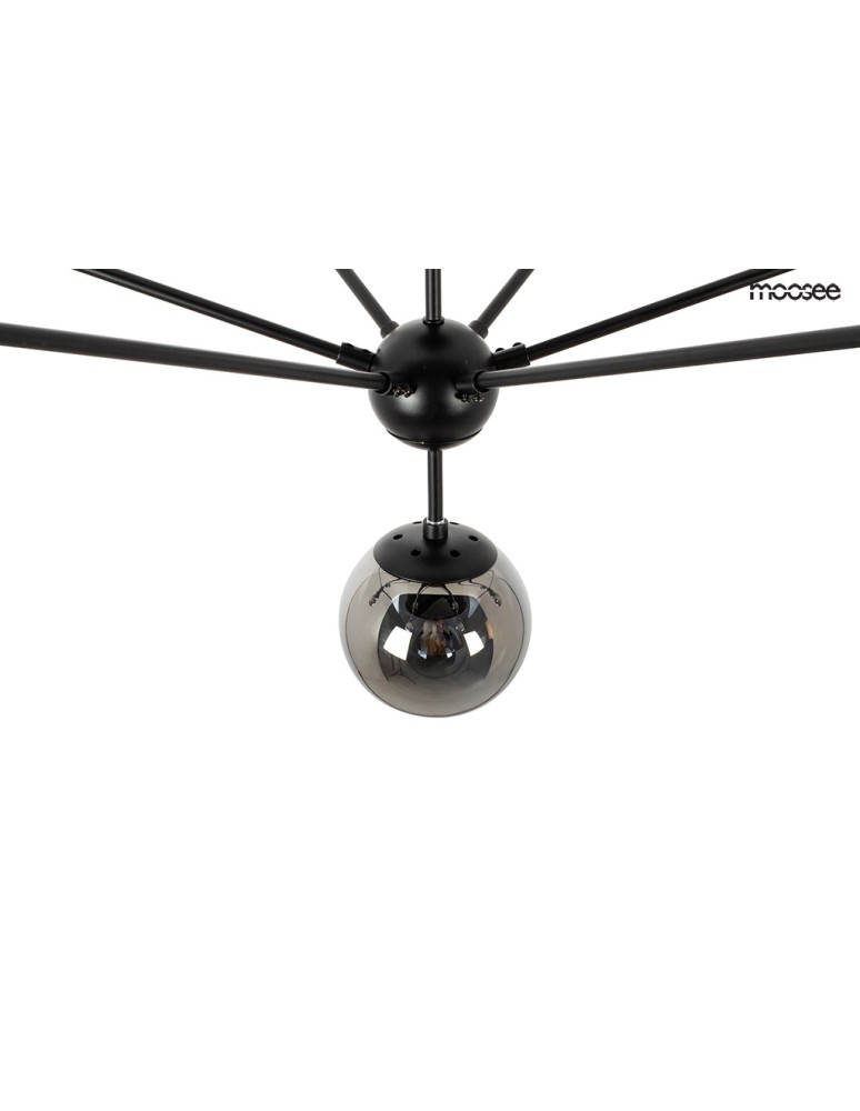 Pendant lamps - MOOSEE pendant lamp ASTRIFERO 21 black / amber (MSE010100218) - product kolory-swiatla.pl 2