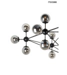 MOOSEE lampa wisząca ASTRIFERO 21 czarna / bursztynowa (MSE010100218)