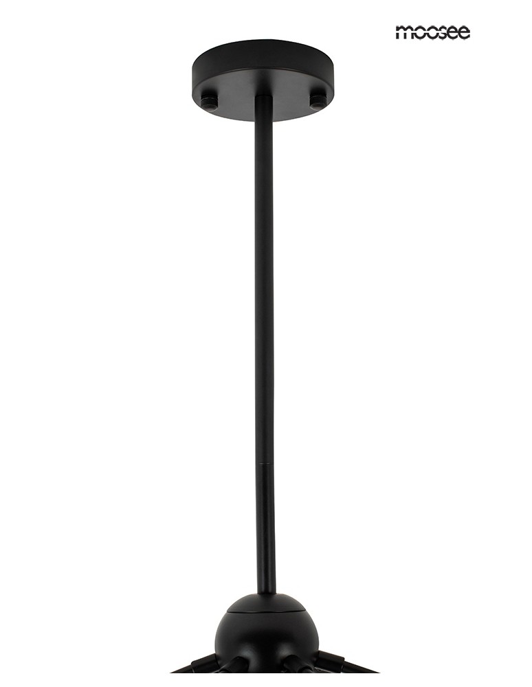 Pendant lamps - MOOSEE pendant lamp ASTRIFERO 21 black / amber (MSE010100218) - product kolory-swiatla.pl 5