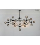 MOOSEE lampa wisząca ASTRIFERO 21 czarna / bursztynowa (MSE010100218)