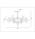 Pendant lamps - MOOSEE pendant lamp ASTRIFERO 21 black / amber (MSE010100218) - product 9