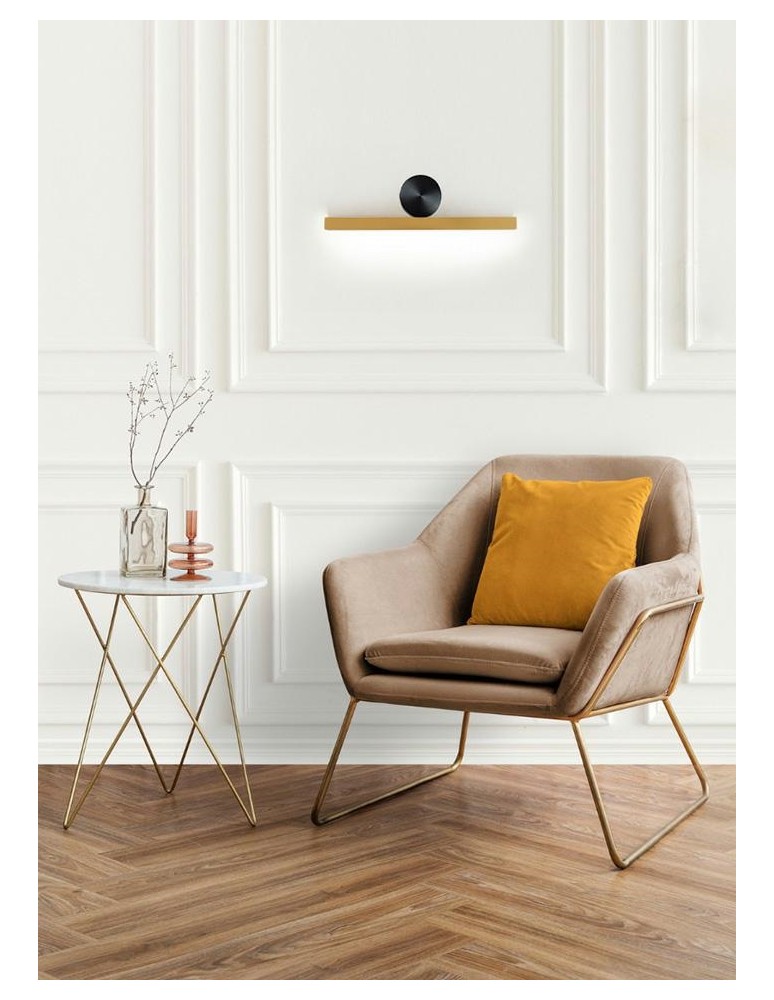 Modern wall lamps - MOOSEE WAND 45 gold wall lamp (MSE010100290) - product kolory-swiatla.pl 6