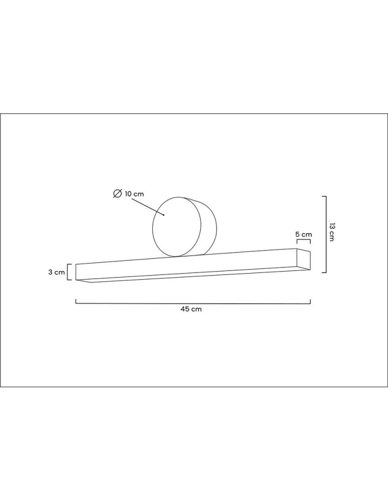 Modern wall lamps - MOOSEE WAND 45 gold wall lamp (MSE010100290) - product kolory-swiatla.pl 7