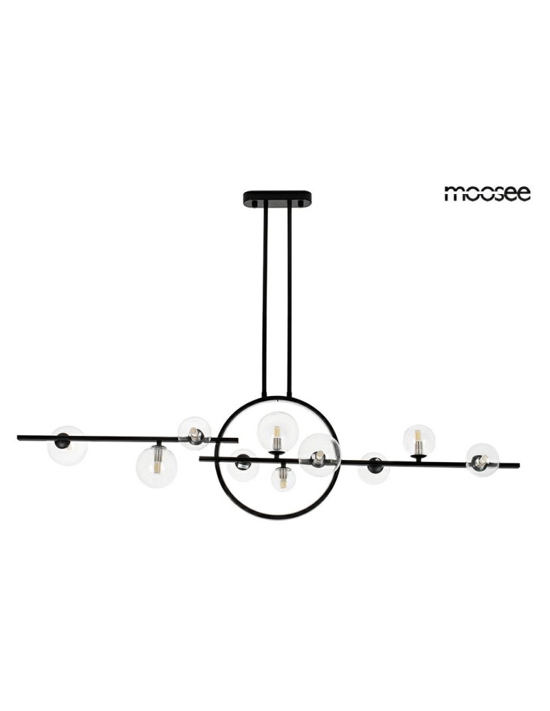 Pendant lamps spheres - MOOSEE pendant lamp ALURE LINE TWIN 120 black (MSE010100347) - product kolory-swiatla.pl 1