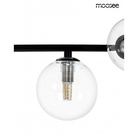 MOOSEE lampa wisząca ALURE LINE TWIN 120 czarna (MSE010100347)