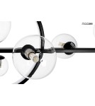 Pendant lamps spheres - MOOSEE pendant lamp ALURE LINE TWIN 120 black (MSE010100347) - product 3