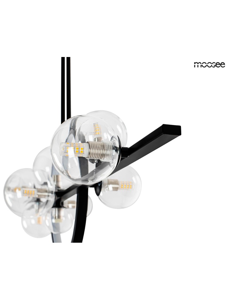 Pendant lamps spheres - MOOSEE pendant lamp ALURE LINE TWIN 120 black (MSE010100347) - product kolory-swiatla.pl 7