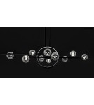 Pendant lamps spheres - MOOSEE pendant lamp ALURE LINE TWIN 120 black (MSE010100347) - product 9