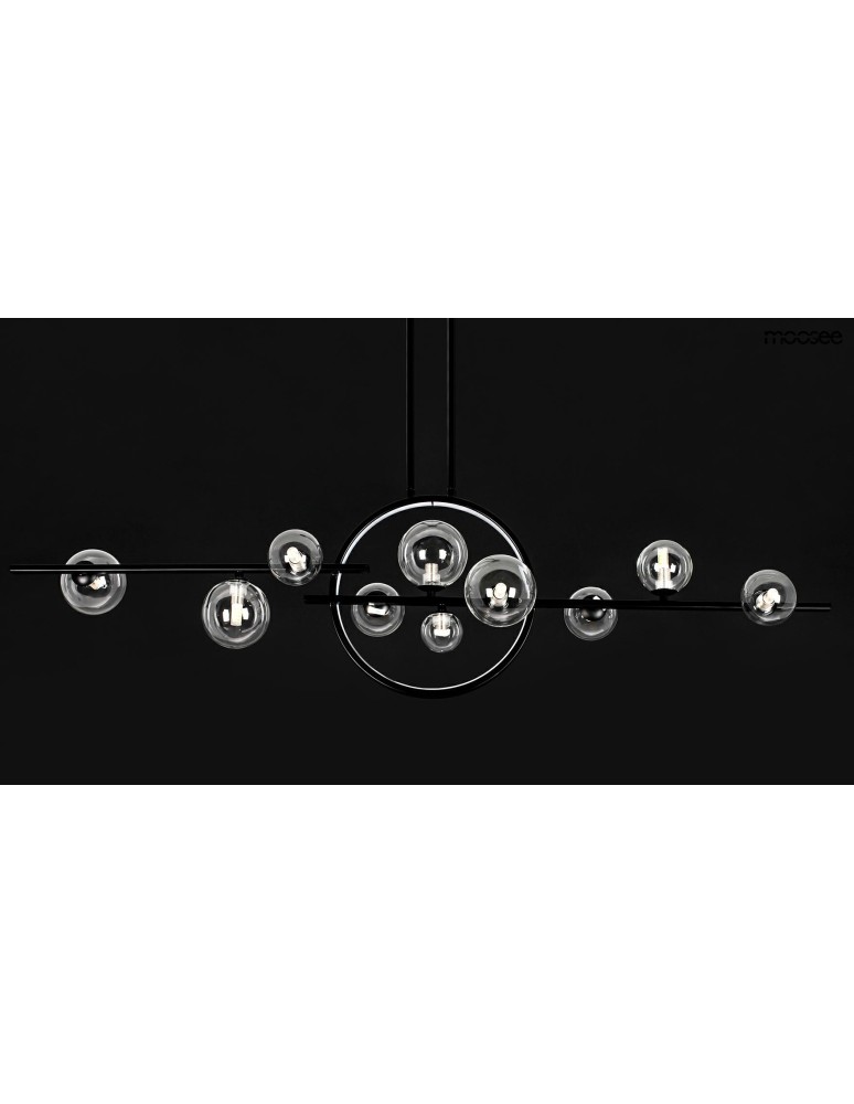 Pendant lamps spheres - MOOSEE pendant lamp ALURE LINE TWIN 120 black (MSE010100347) - product kolory-swiatla.pl 9
