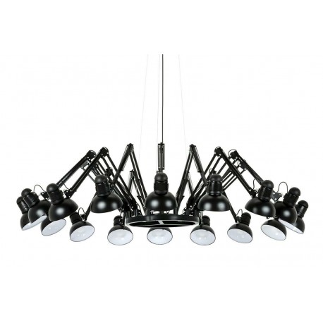 King Home Lampa wisząca RAGNO 16 czarna - aluminium (JD-182-16)