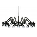 King Home Lampa wisząca RAGNO 16 czarna - aluminium (JD-182-16)