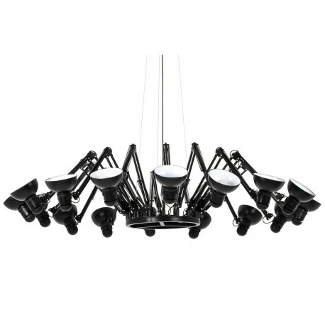 King Home Lampa wisząca RAGNO 16 czarna - aluminium (JD-182-16)