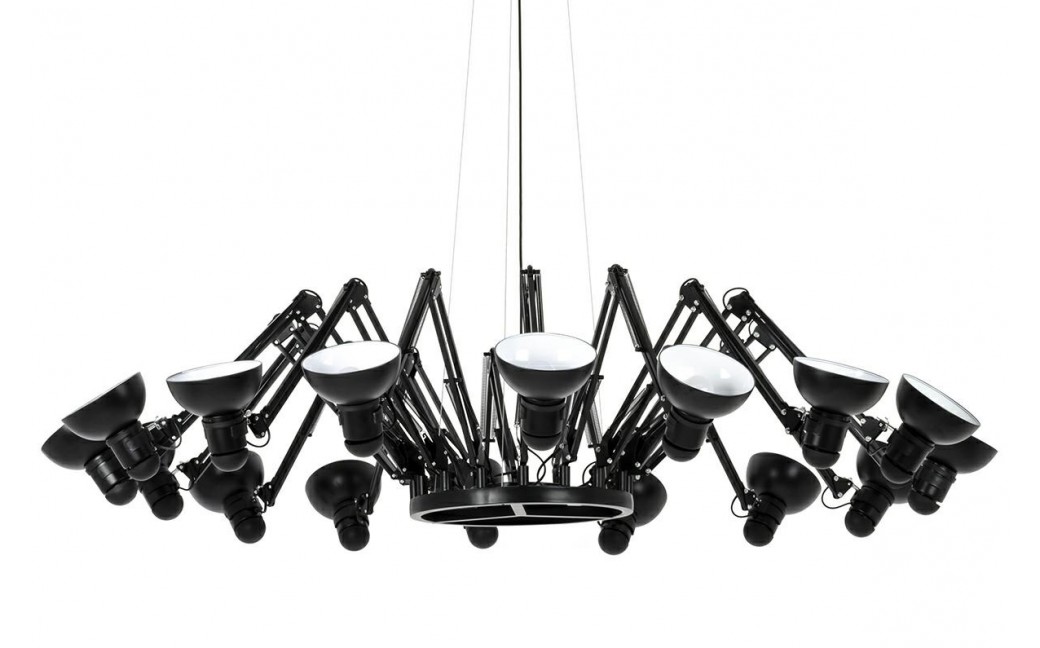 King Home Lampa wisząca RAGNO 16 czarna - aluminium (JD-182-16)
