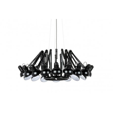 King Home Lampa wisząca RAGNO 16 czarna - aluminium (JD-182-16)