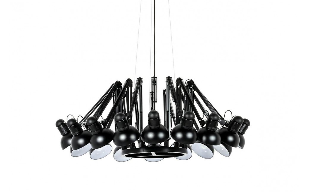 King Home Lampa wisząca RAGNO 16 czarna - aluminium (JD-182-16)