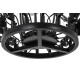 King Home Lampa wisząca RAGNO 16 czarna - aluminium (JD-182-16)