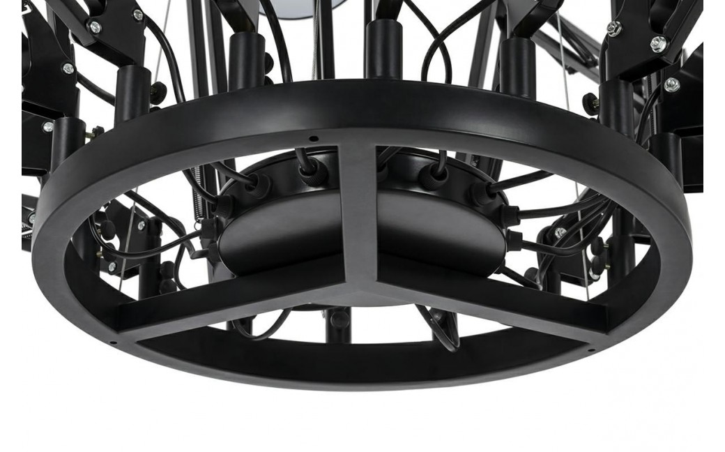 King Home Lampa wisząca RAGNO 16 czarna - aluminium (JD-182-16)