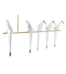 King Home Lampa wisząca LORO 5 złota - LED (MD8113-5)