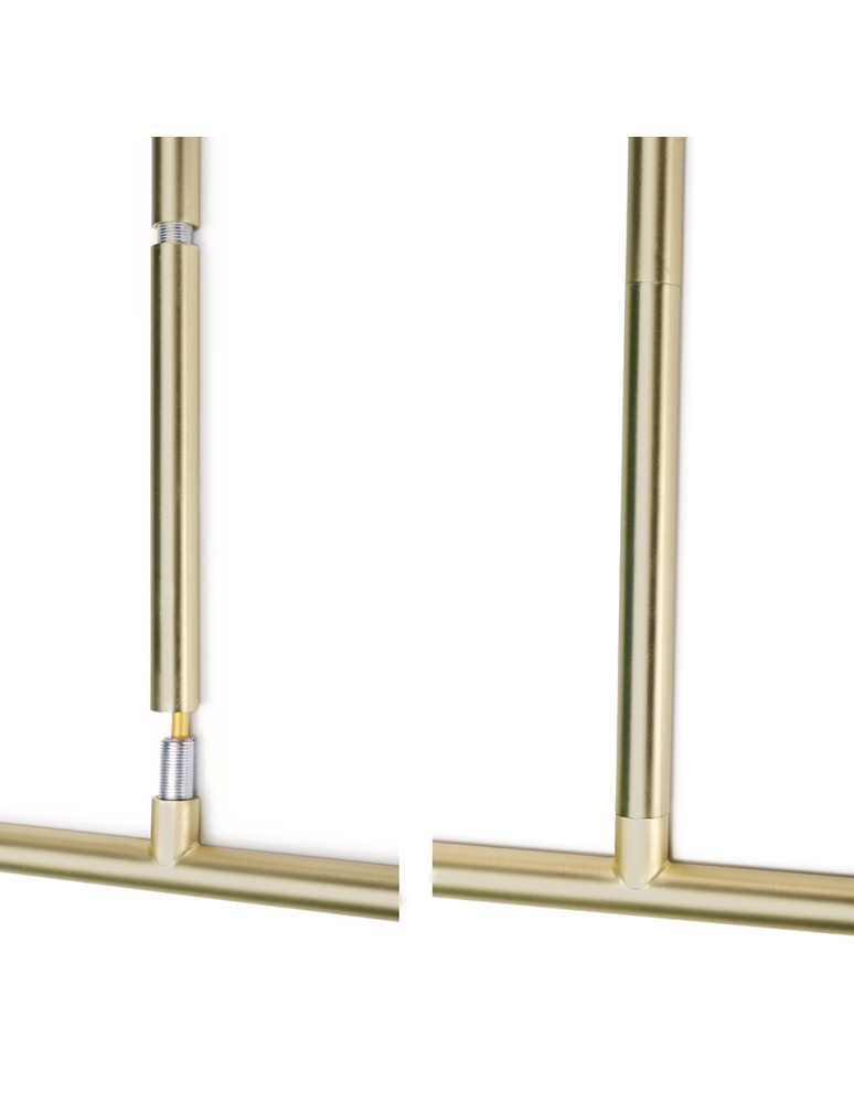 King Home Lampa wisząca LORO 5 złota - LED (MD8113-5)