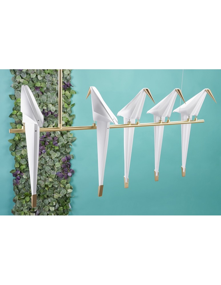 King Home Lampa wisząca LORO 5 złota - LED (MD8113-5)