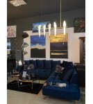 King Home Lampa wisząca LORO 5 złota - LED (MD8113-5)