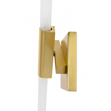 King Home Lampa ścienna CANDELABR WALL złota - aluminium, szkło (XCW8053-2.GOLD)