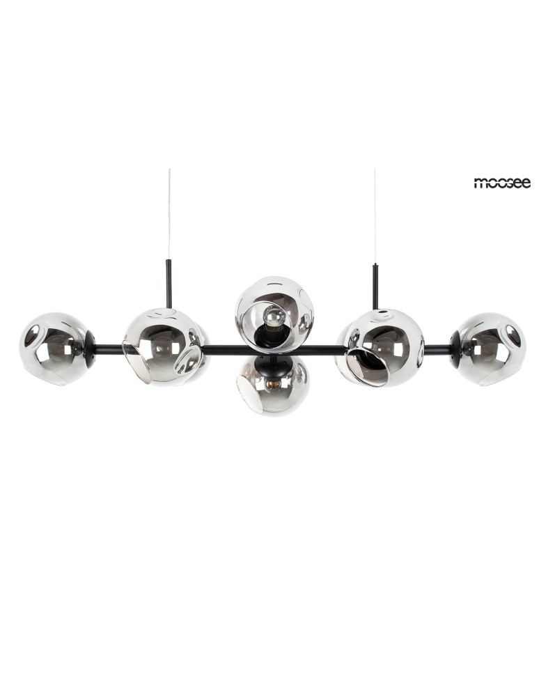 Pendant lamps - Moosee MOOSEE pendant lamp ROMEO BLACK black (MSE010100140) - product kolory-swiatla.pl 1