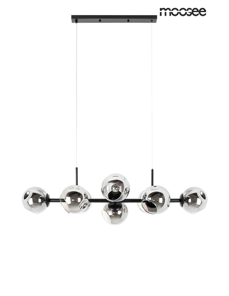 Pendant lamps - Moosee MOOSEE pendant lamp ROMEO BLACK black (MSE010100140) - product kolory-swiatla.pl 2