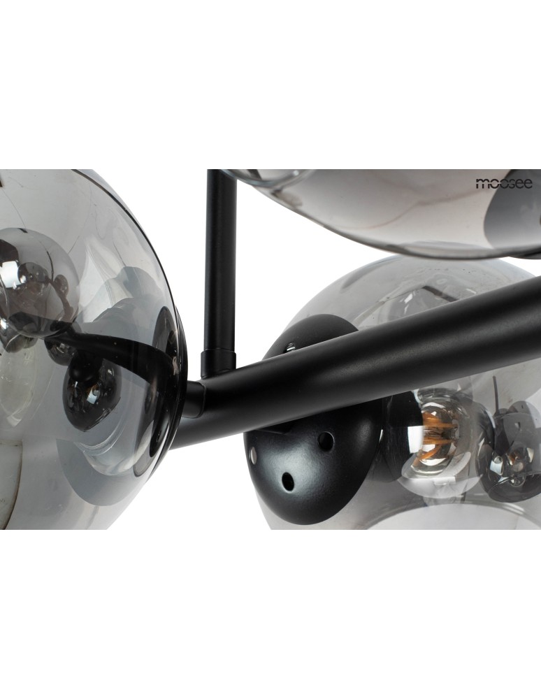 Pendant lamps - Moosee MOOSEE pendant lamp ROMEO BLACK black (MSE010100140) - product kolory-swiatla.pl 5