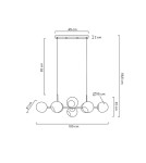 Pendant lamps - Moosee MOOSEE pendant lamp ROMEO BLACK black (MSE010100140) - product 9