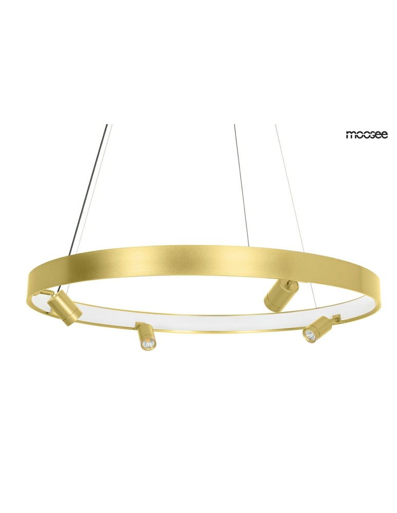 Pendant lamps circles - Moosee MOOSEE pendant lamp CIRCLE SPOT 74 GOLD gold (MSE010100160) - product kolory-swiatla.pl 1