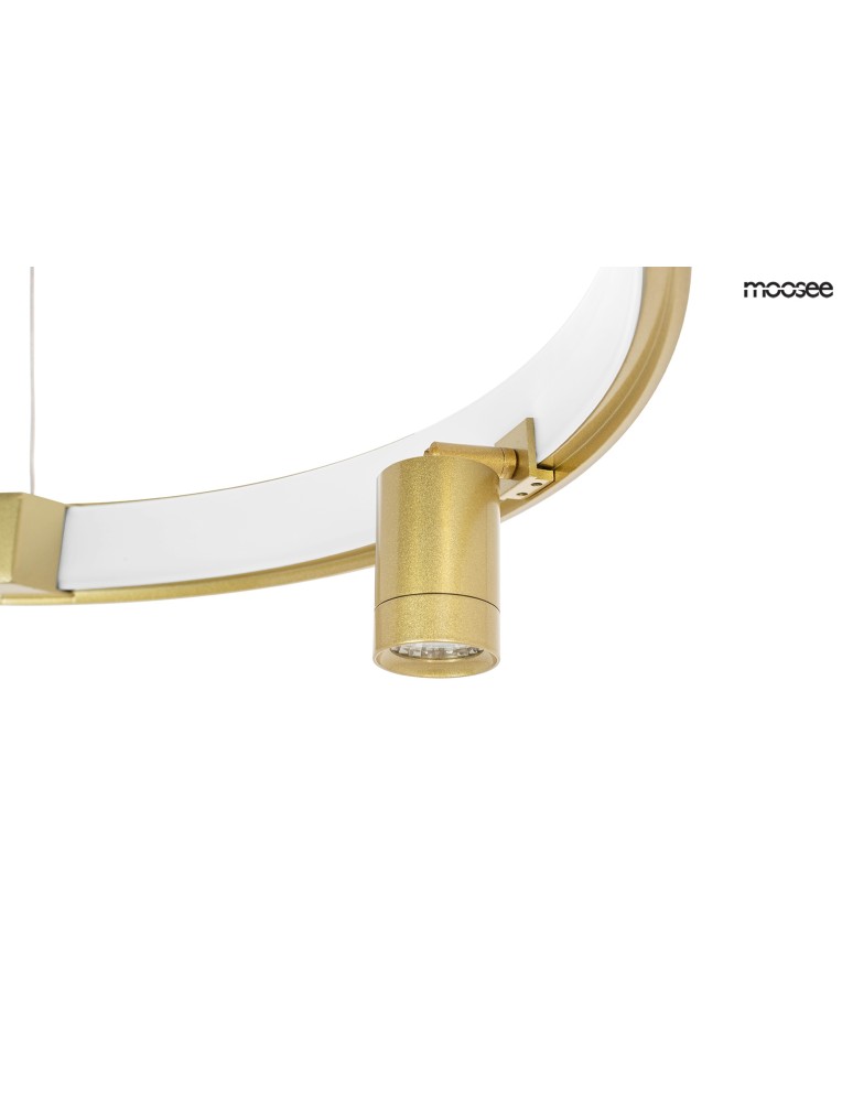 Pendant lamps circles - Moosee MOOSEE pendant lamp CIRCLE SPOT 74 GOLD gold (MSE010100160) - product kolory-swiatla.pl 5