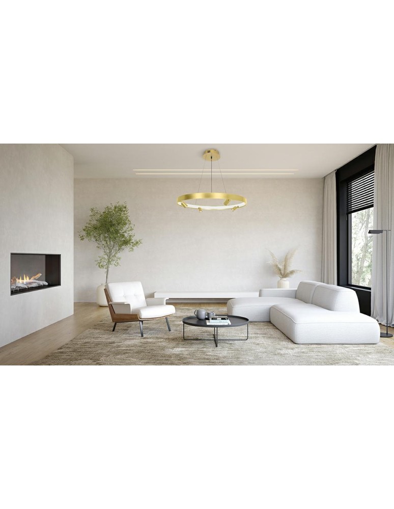 Pendant lamps circles - Moosee MOOSEE pendant lamp CIRCLE SPOT 74 GOLD gold (MSE010100160) - product kolory-swiatla.pl 10