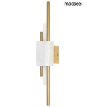 Designer wall lamps - MOOSEE wall lamp EVANS white / gold (MSE010100282) - product 1