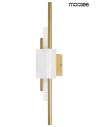 MOOSEE lampa ścienna EVANS biała / złota (MSE010100282)