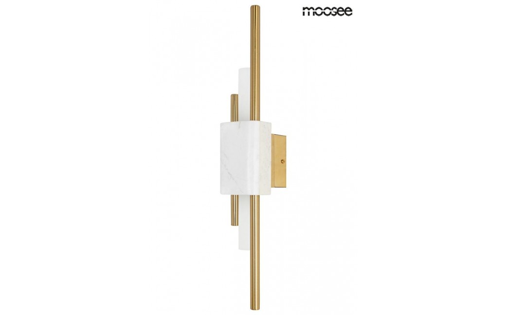MOOSEE lampa ścienna EVANS biała / złota (MSE010100282)