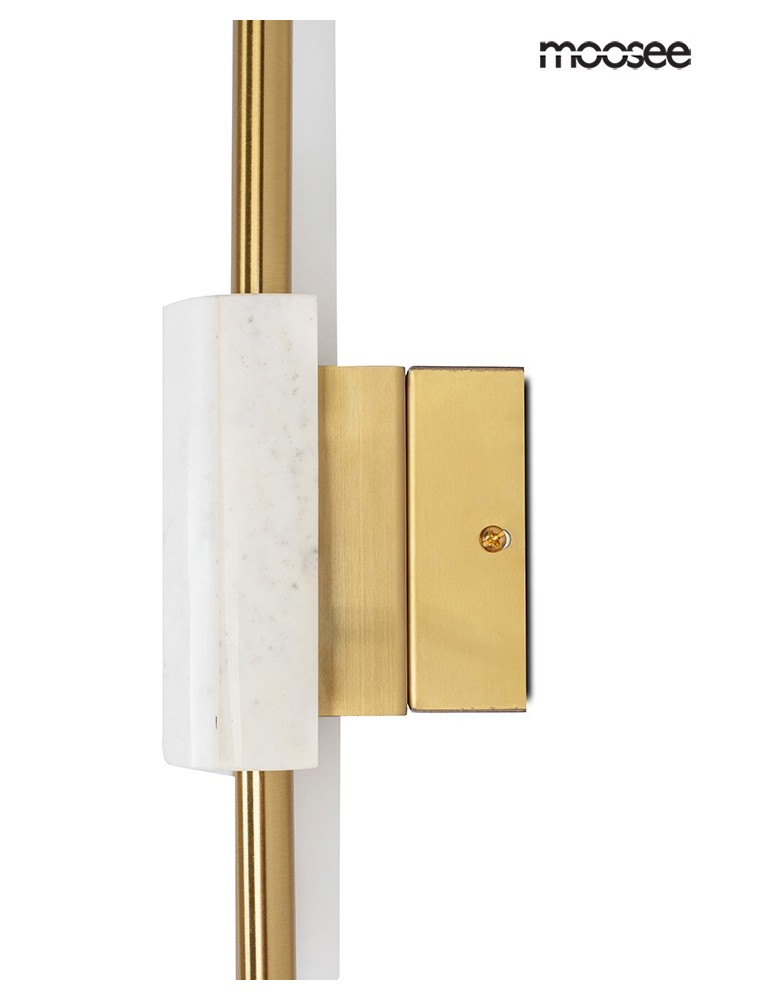 Designer wall lamps - MOOSEE wall lamp EVANS white / gold (MSE010100282) - product kolory-swiatla.pl 4