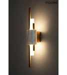 Designer wall lamps - MOOSEE wall lamp EVANS white / gold (MSE010100282) - product 6